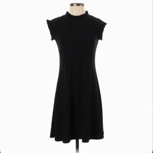 Black Cap Sleeve Dress